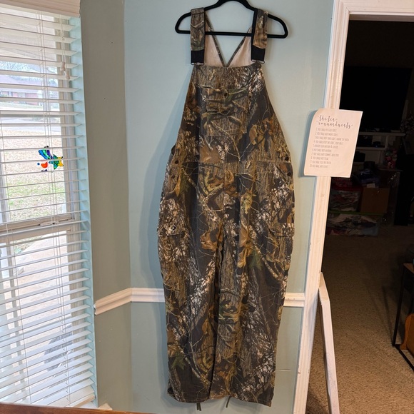 Mossy Oak men’s Field Staff camo overalls size 3xl camouflage bibs